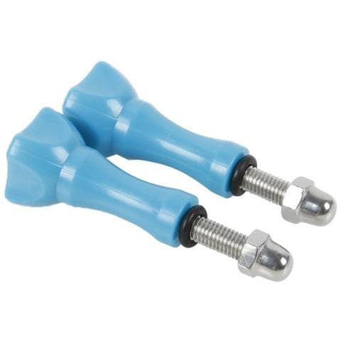 Set 2pz Vite Con Bullone A Pomello Hr171 Blu Per Gopro Hd Hero - Nylox - Action Cam - Foto 3