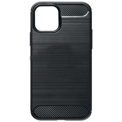 Forcell Custodia B-case Tpu Silicone Cover Case Per Apple Iphone 15 Carbon Metal Black - Foto 2