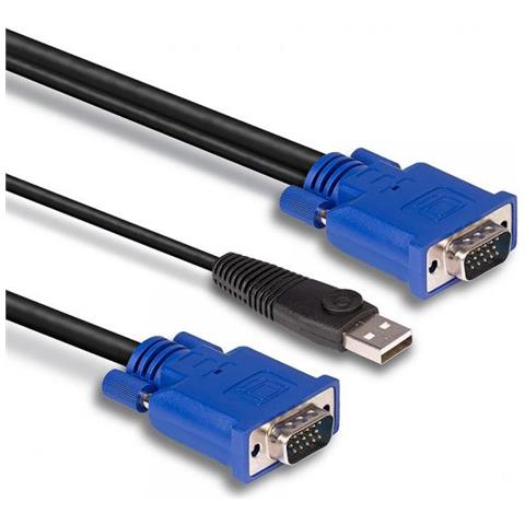 32185 Cavo Per Tastiera, Video E Mouse Nero 1 M (40m Fibre Optic Hybrid Dp 2.0 Ubhr1) - Foto 2