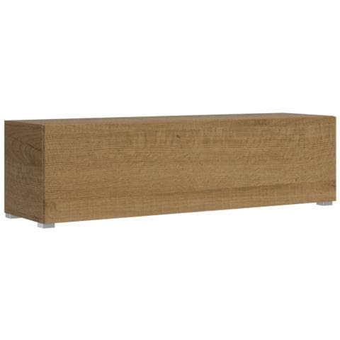 Base Tv Ribalta Con Passa Cavi L.153,6 H.40 P.39,2 Con Piedini Quercia Natura - Foto 1