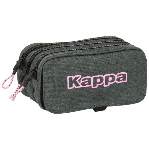 Portaoggetti Triplo Kappa Silver Pink Grigio 21,5 X 10 X 8 Cm - Foto 1