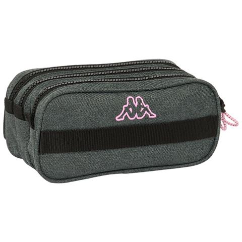 Portaoggetti Triplo Kappa Silver Pink Grigio 21,5 X 10 X 8 Cm - Foto 2