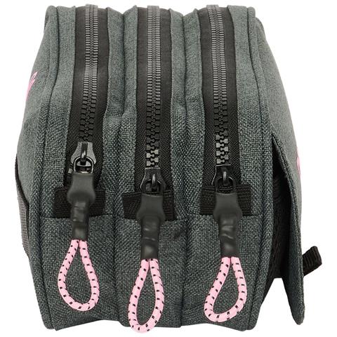 Portaoggetti Triplo Kappa Silver Pink Grigio 21,5 X 10 X 8 Cm - Foto 4