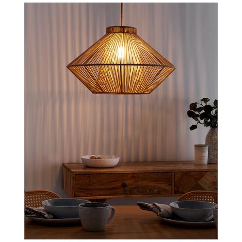Lampadario Palmetto Cotone Beige - Foto 1