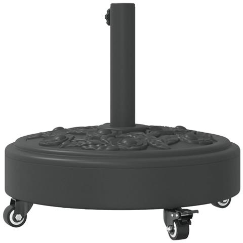 Base per Ombrellone con Ruote per Pali Ø38/48 mm 27 kg Rotonda - Foto 2