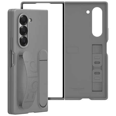 Cover Originale Galaxy Z Fold6 Impugnatura E Cavalletto, Grigio Scuro - Foto 1