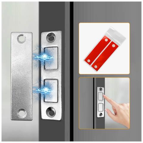 Serratura Magnetica Per Porta  M 4 Set - Foto 2