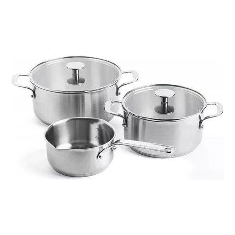Batteria pentole Kitchen Aid 05088-001 Acciaio spazzolato Acciaio spaz - Foto 1