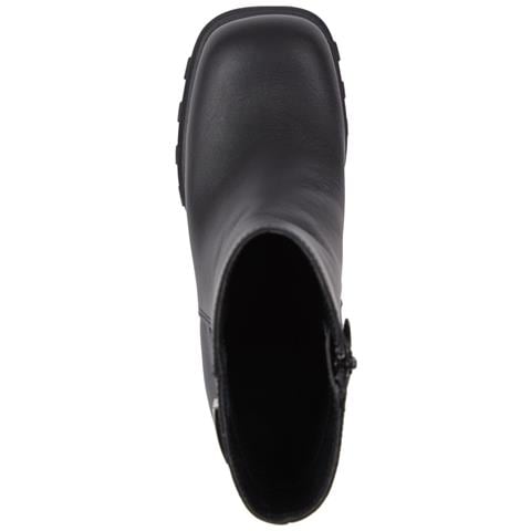 High Heel Ankle Boot Stivaletti Pelle Scarpe Donna Nero Eu 39, En0en02256 Bds - Foto 3