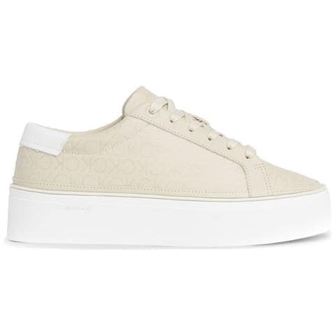 Flatform Cup Lace Up Leisure Sneakers Sintetico Scarpe Donna Grigio Eu 39, Hw0hw01911 Pb1 - Foto 2