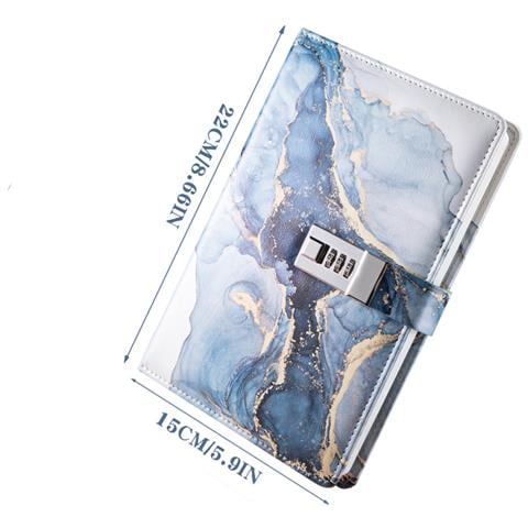 Quaderno Con Lucchetto Uv - Diario Con Password A5 Darkblue - Foto 2
