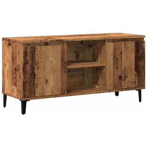Mobile Porta Tv Legno Antico 102x35x50 Cm In Legno Multistrato - Foto 2