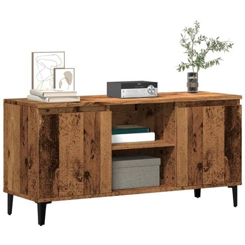 Mobile Porta Tv Legno Antico 102x35x50 Cm In Legno Multistrato - Foto 1