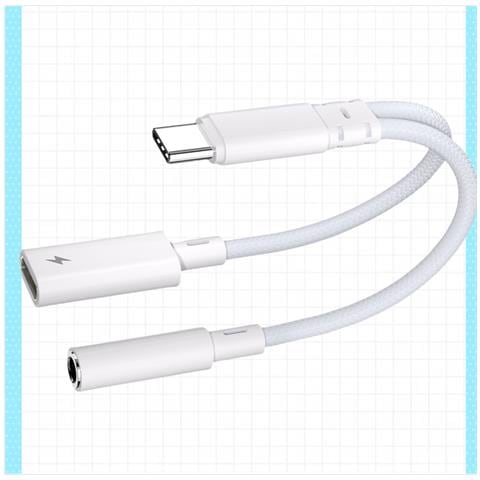 Adattatore Da Usb-c A Jack Da 3,5 Mm Aa10-b2p15 Con Ricarica Pd - Foto 2