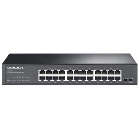 MS124GS switch di rete Gigabit Ethernet (10/100/1000) Nero - Foto 1