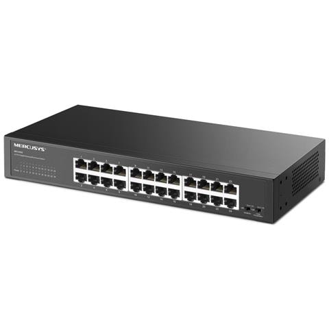 MS124GS switch di rete Gigabit Ethernet (10/100/1000) Nero - Foto 3