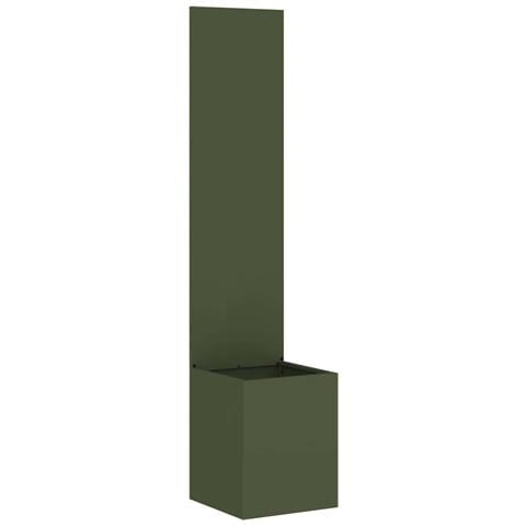 Vaso da Giardino con Pannello Decorativo Oliver verde - Foto 1