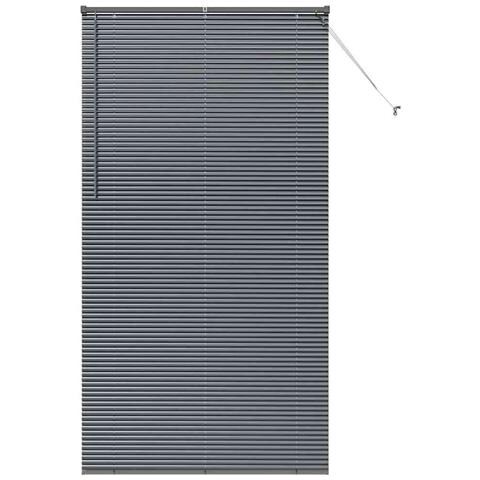 Tenda per Finestra con tende Manuale Grigio scuro Alluminio - Foto 1