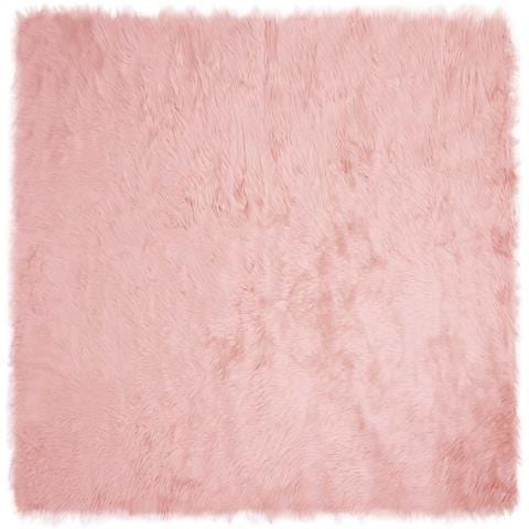 Tappeto Pecora Tafalla Rosa 200 x 200 cm Poliestere - Foto 1