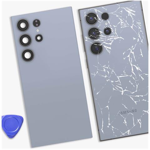 Coperchio Batteria Di Ricambio Per Galaxy S24 Ultra Con Adesivo Integrato - Foto 4