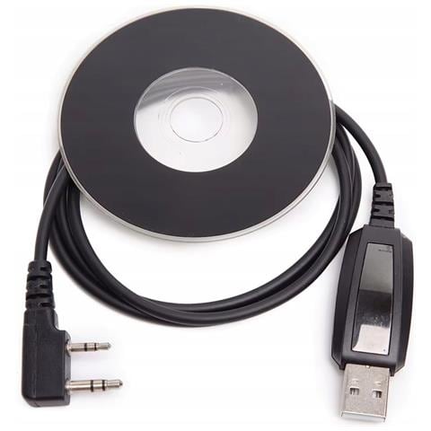 Cavo Usb Per Programmazione Ricetrasmittenti - Compatibile Con Baofeng, Kenwood, Wouxun | Lunghezza 80 Cm, Jack 2.5 Mm + 3.5 Mm, Usb 2.0 - Foto 2