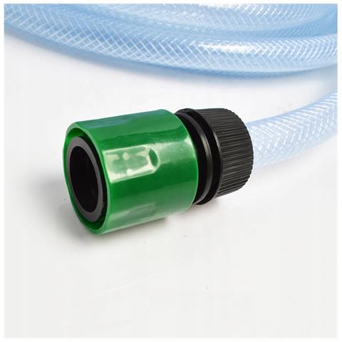 Tubo Di Aspirazione 10m 1/2"" - Pvc Trasparente | 21 Bar | 2 Raccordi Rapidi | Per Idropulitrici E Serbatoi - Foto 6