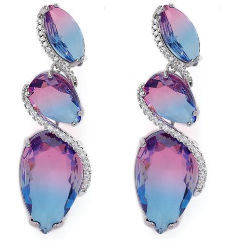 Orecchini a Goccia Viola Lucenti - Foto 5