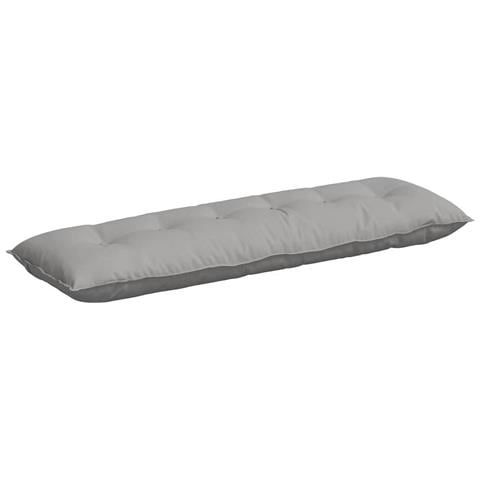 Cuscino per Schiena Grigio Nuvola 160 x 19 x 50 cm Tessuto - Foto 1