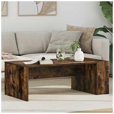 Tavolino da salotto Rovere fumé 95 x 50 x 34 cm - Foto 2