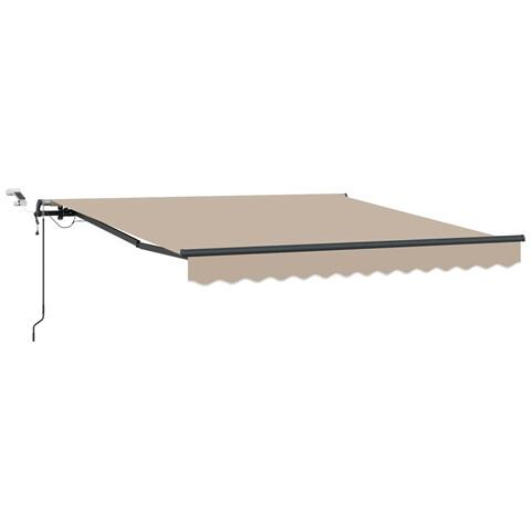 Tessuto per Tenda Beige 350 x 250 cm Poliestere - Foto 1