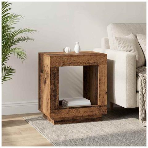 Tavolo laterale Legno antico 60 x 40 x 65 cm - Foto 2