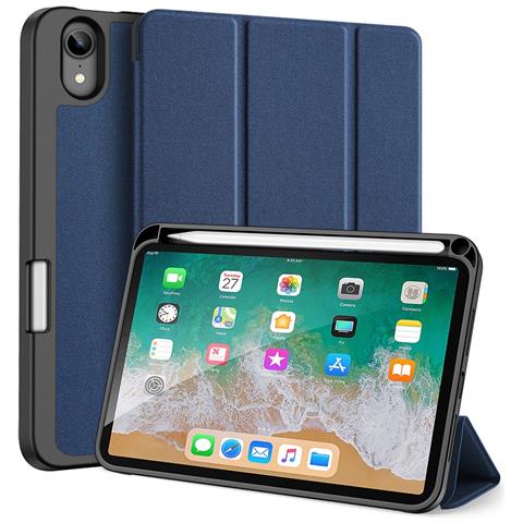 Custodia per iPad mini (2024) per Apple iPad mini (2024) - Pelle, Blu - Foto 1