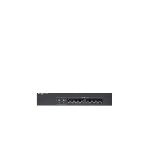 GS-1208P Non gestito Gigabit Ethernet (10/100/1000) Supporto Power over Ethernet (PoE) 1U Nero - Foto 1