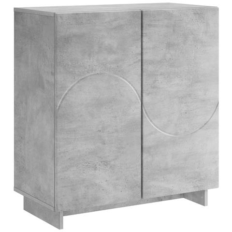 Credenza Grigio Cemento 67 x 34,5 x 75 cm Legno ingegnerizzato - Foto 1