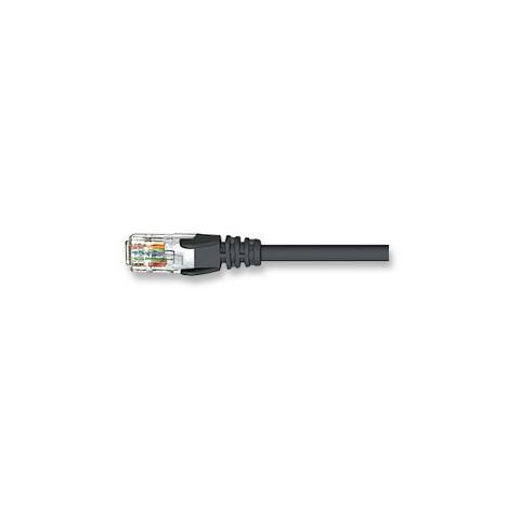 ICOC U6-6U-050-BK - Cavo di rete Patch in Rame Cat. 6 Nero UTP 5 mt - Foto 1