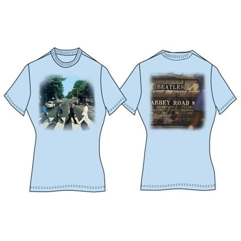 Beatles (The) - Abbey Road Light Blue (T-Shirt Donna Tg. M) - Foto 1