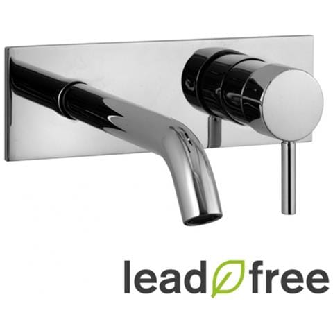 Parte Esterna Lavabo A Parete Nostromo E813b Leadfree, Cromo - Foto 1