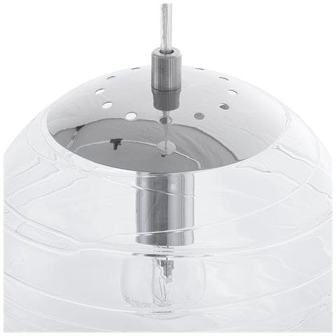 Lampadario A Sfera In Vetro Trasparente Mirna - Foto 30