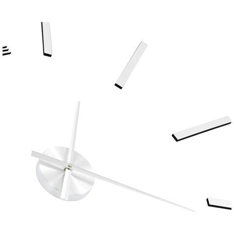 Orologio Da Parete 3d In Stile Moderno 100cm Xxl Argento - Foto 4