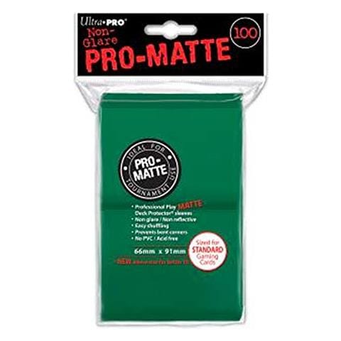 accpro044-verde Abysse 100-count Pc Pro-matte Prossoezioni Deck (6.6 X 9.1 Cm) - Foto 1