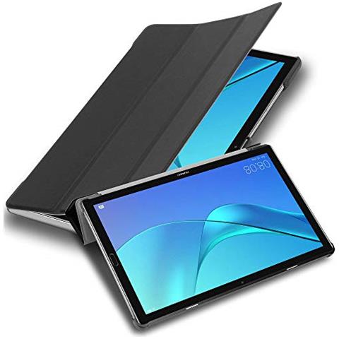 Custodia Per Tablet Compatibile Con Huawei Mediapad M5 / M5 Pro (10.8"" Zoll) In Nero Satin - Coperchio Protettiva Ultra Sottile Con Funzione Auto Wake Up E Stand - Foto 1