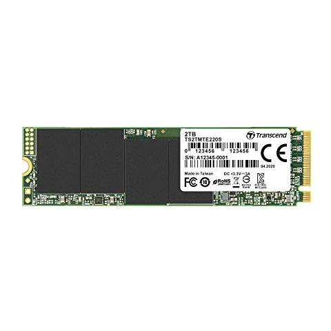 2 TB Unità a Stato Solido Interna M. 2 NVMe PCIe Gen3 x 4 MTE220S, TS2TBMTE220S - Foto 1