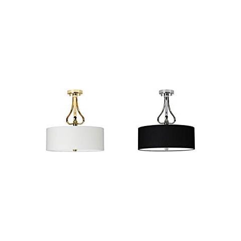 Elstead Falmouth - Plafoniera Da Bagno A 3 Luci Semi Filo Oro Ip44, G9 - Foto 2