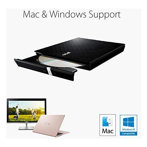 Sdrw-08d2s-u Lite Nero - Portable 8x Dvd Burner Con M-disc Supporto Per Lifetime Backup Dei Dati Compatibile Per Windows Mac Os Disc Encryption Illimitato Webstorage (12 Mesi) - Foto 2