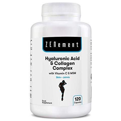 Acido Ialuronico E Collagene Complesso Con Vitamina C E Msm 120 Capsule Per Un Aspetto Sano E Giovanile Cos Come La Lubrificazione Delle Articolazioni Funzionalit E Comfort 100 Naturale Non Ogm - Foto 1