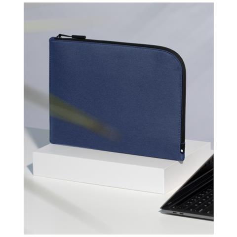Facet Sleeve For 13-inch Laptop In Recycled Twill - Navy - Foto 1