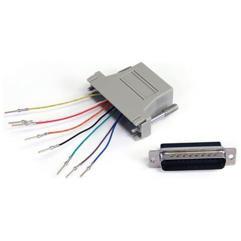Adattatore modulare DB25 a RJ45 - M / F - Foto 1