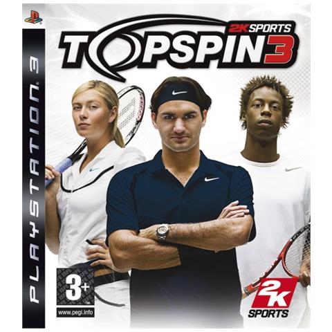 2K Top Spin 3, PS3, ITA, PlayStation 3, Sport, E (tutti) , PS3 - Foto 1