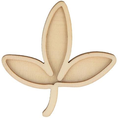 Decorazione In Legno 18 Fogli - Foto 1