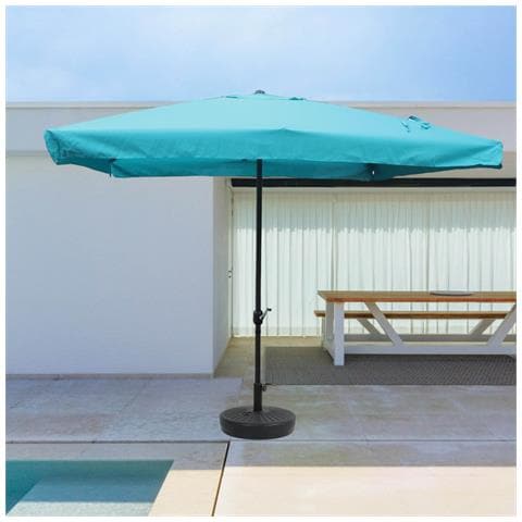 Palerme Ombrellone Quadrato 2,95 X 2,95 M Blu - Foto 2